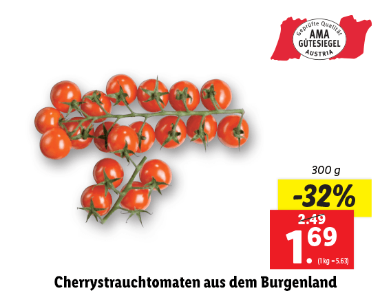 Cherrystrauchtomaten aus dem Burgenland 