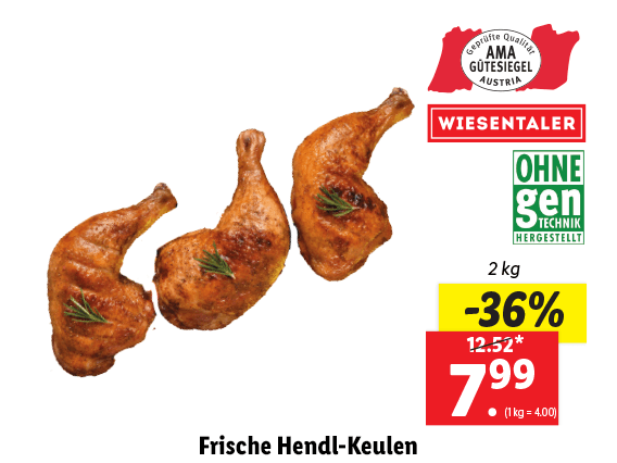 Frische Hendl-Keulen 
