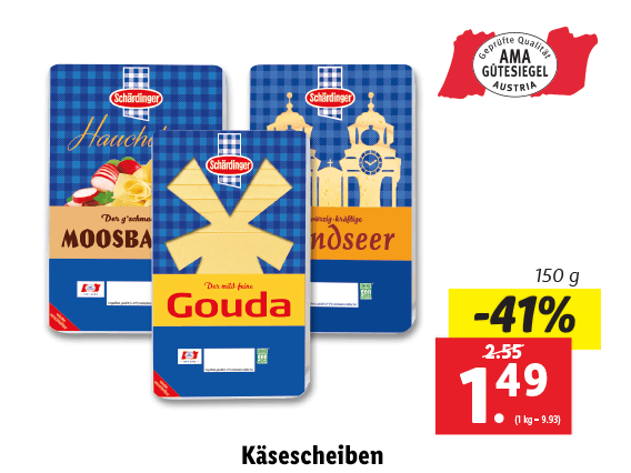 Schärdinger Käsescheiben 