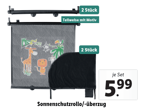 Sonnenschutzrollo/-überzug