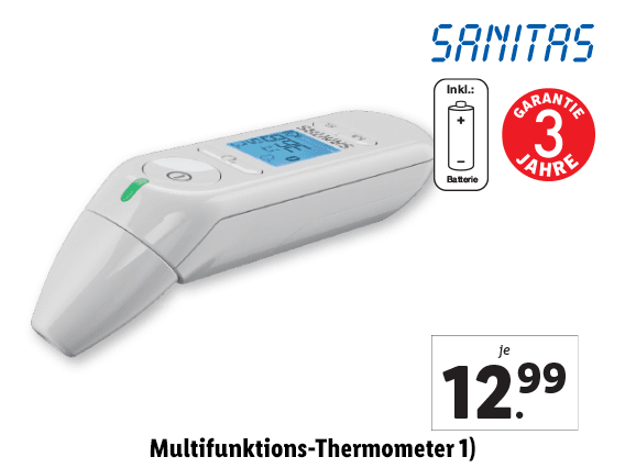 Sanitas Multifunktions-Thermometer 