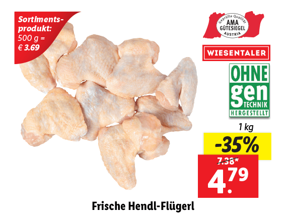Frische Hendl-Flügerl 