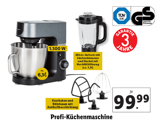 Profi-Küchenmaschine 