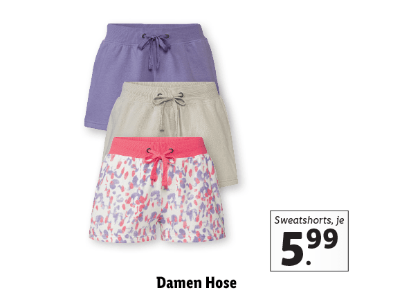 Damen Sweatshorts 