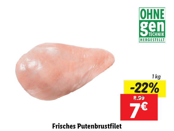 Frisches Putenbrustfilet 