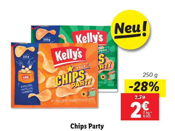 Kelly‘s Chips Party 