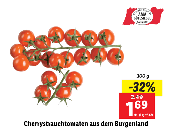 Cherrystrauchtomaten aus dem Burgenland 