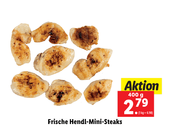 Frische Hendl-Mini-Steaks 