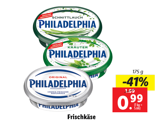 Philadelphia Frischkäse 