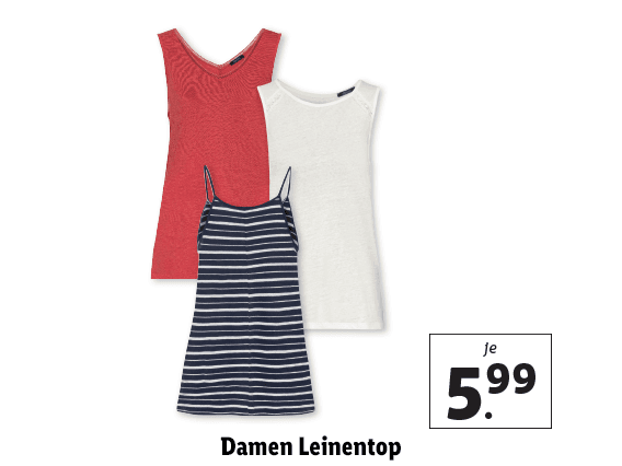 Damen Leinentop 