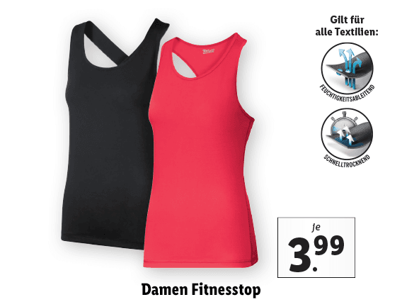 Damen Fitnesstop 