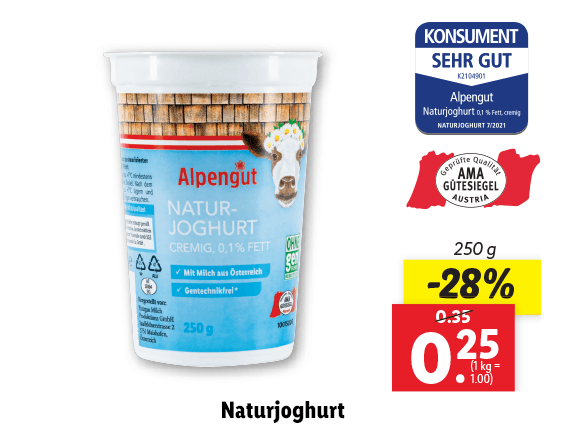 Naturjoghurt 