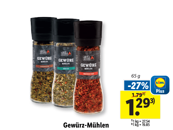 Gewürz-Mühlen 