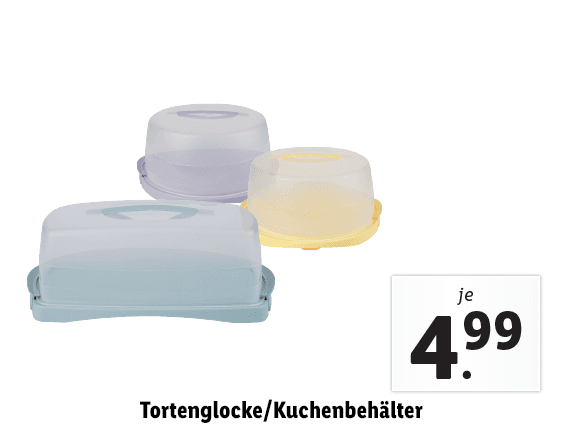  Tortenglocke/Kuchenbehälter