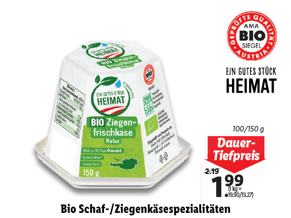 Bio Schaf-/Ziegenkäsespezialitäten 