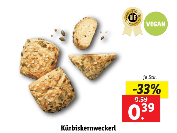 Kürbiskernweckerl 