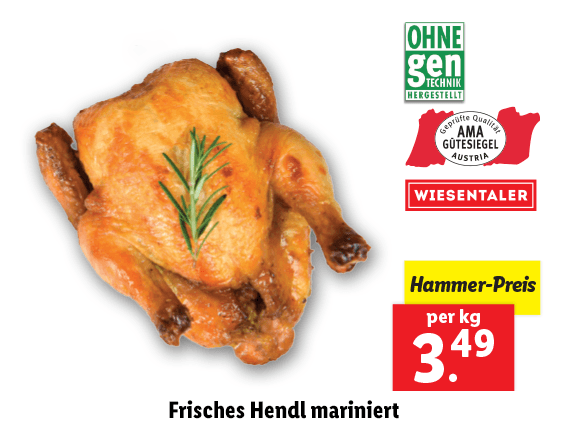  Frisches Hendl mariniert