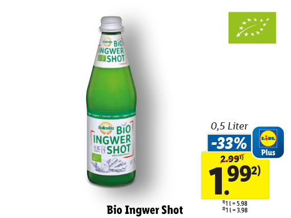 Bio Ingwer Shot 