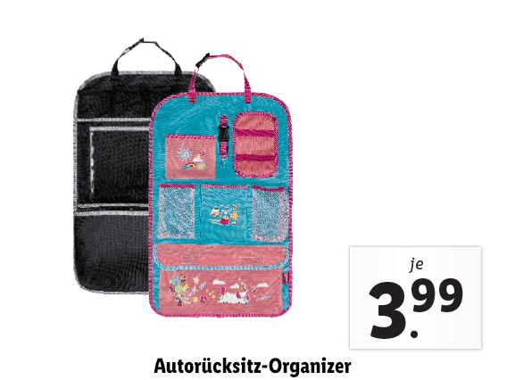 Autorücksitz-Organizer 