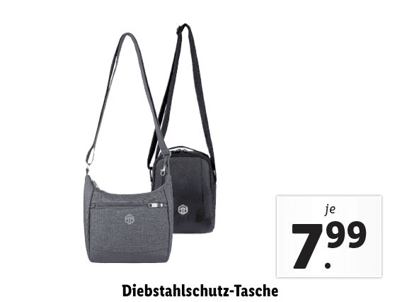 Diebstahlschutz-Tasche 