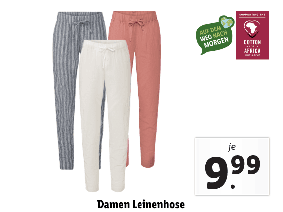 Damen Leinenhose