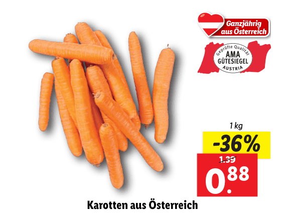 Karotten aus Österreich 