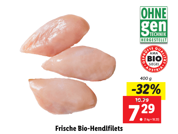  Frische Bio-Hendlfilets