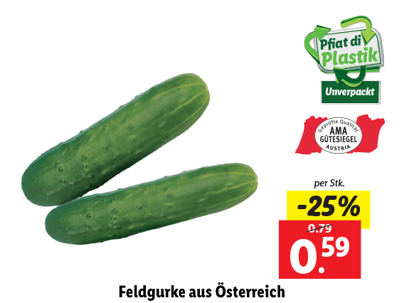  Feldgurke aus Österreich 