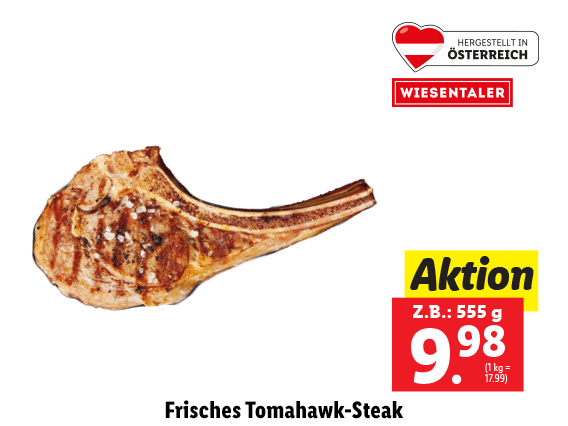  Frisches Tomahawk-Steak 