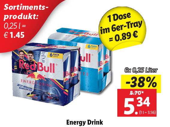  Red Bull Energy Drink 