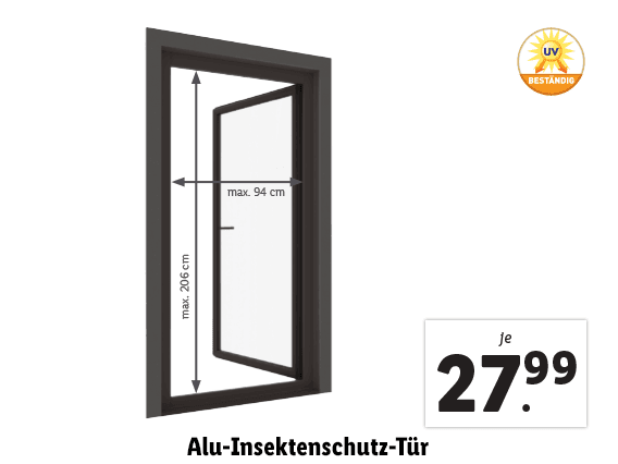  Alu-Insektenschutz-Tür 