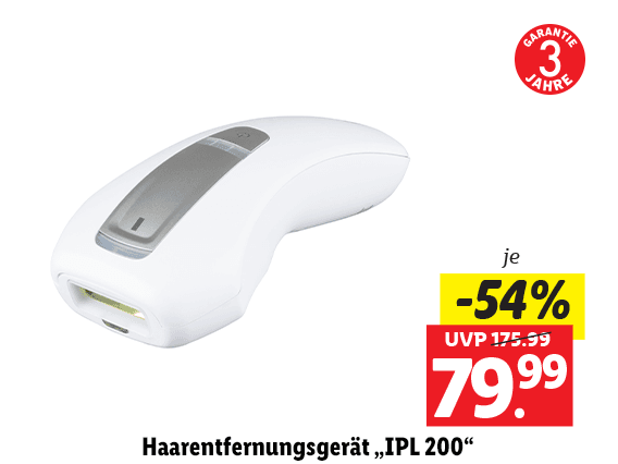  Sanitas Haarentfernungsgerät „IPL 200“ 