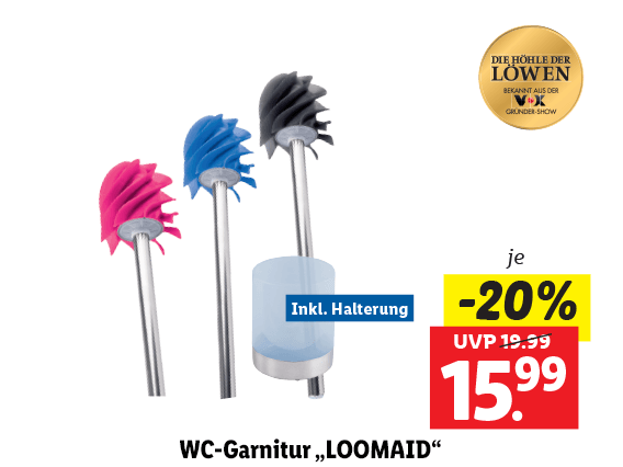  WC-Garnitur „LOOMAID“ 
