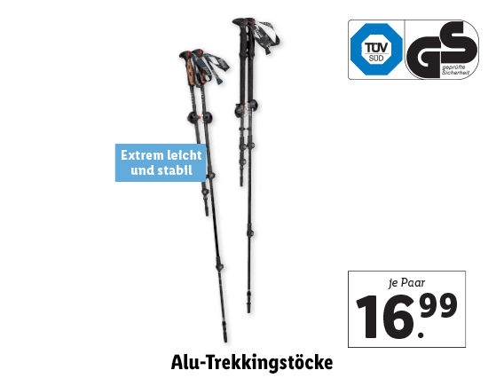 Alu-Trekkingstöcke 