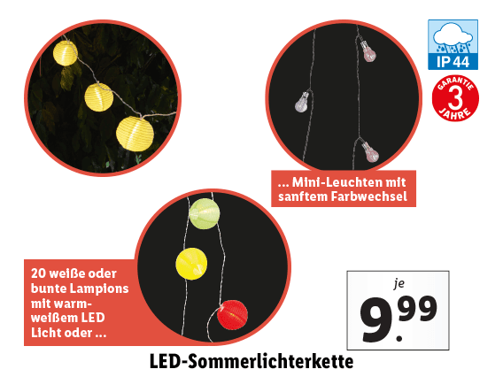  LED-Sommerlichterkette 