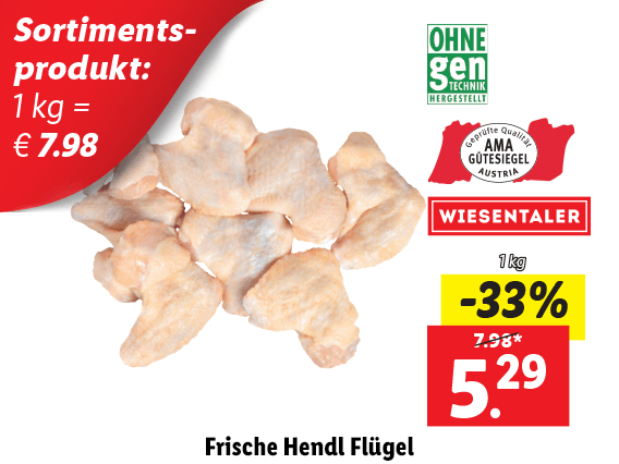 Frische Hendl Flügel 