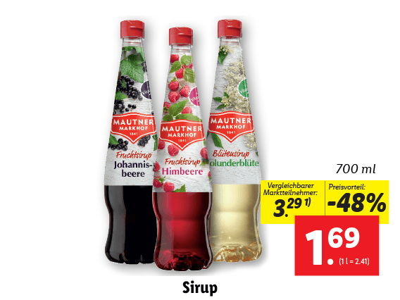 Mautner Markhof Sirup 
