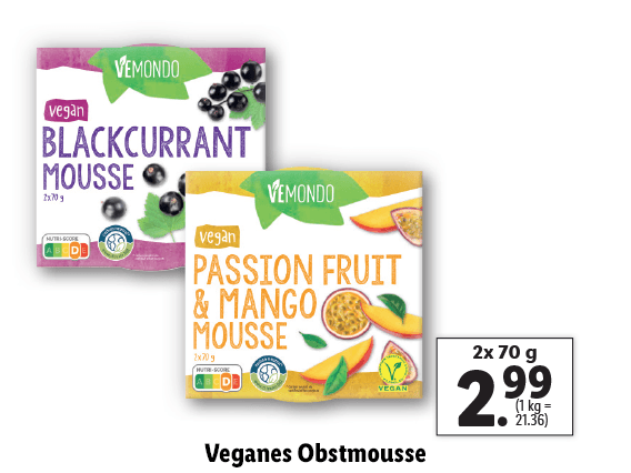 Veganes Obstmousse 