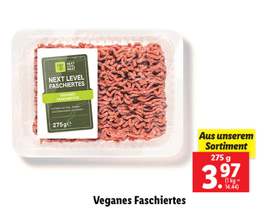 Veganes Faschiertes 