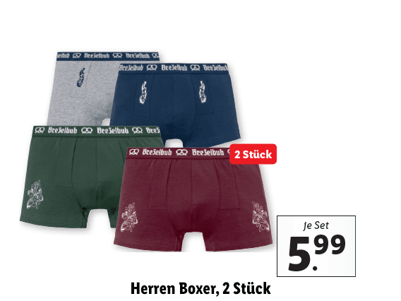 Herren Boxer, 2 Stück 