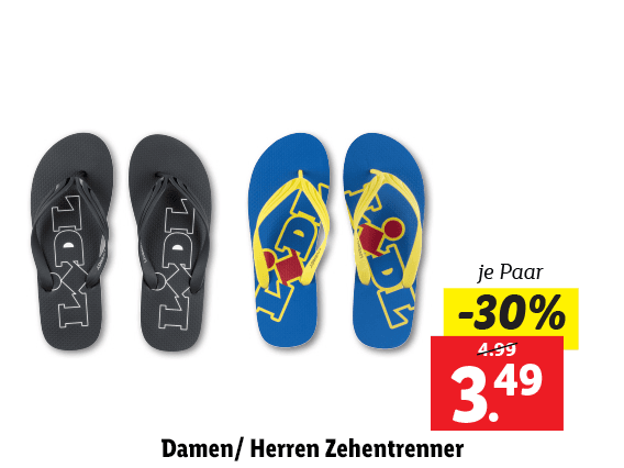 Damen/Herren Zehentrenner 