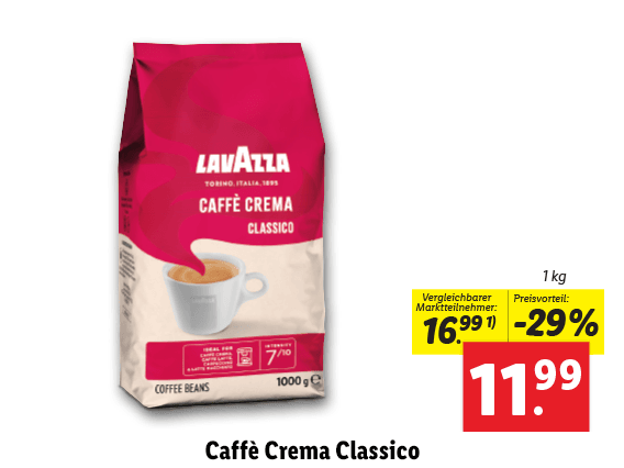  Lavazza Caffè Crema Classico 