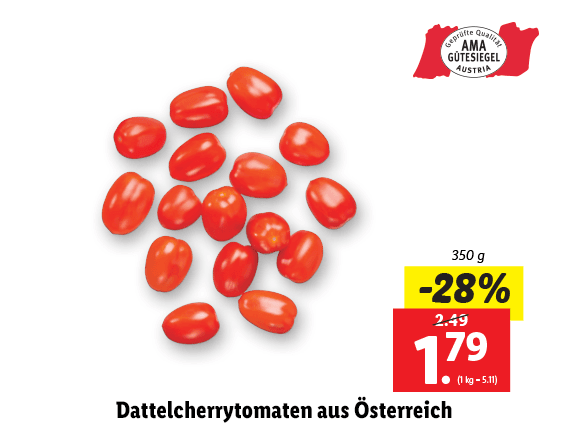  Dattelcherrytomaten aus Österreich 