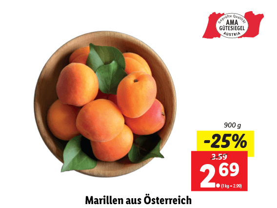  Marillen aus Österreich 