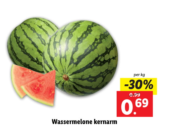 Wassermelone kernarm 