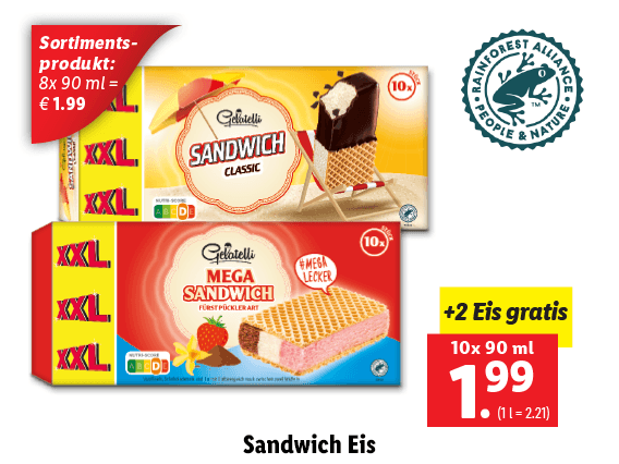 Sandwich Eis 