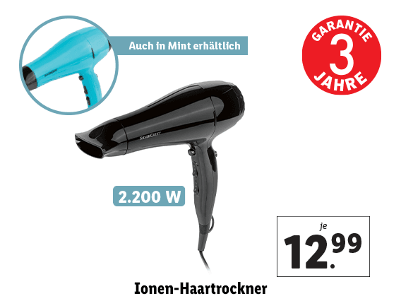 Ionen-Haartrockner 