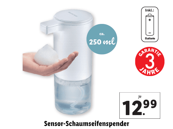 Sensor-Schaumseifenspender 