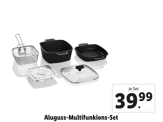 Aluguss-Multifunkions-Set 