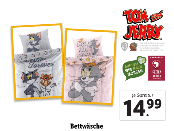  Tom and Jerry™ Bettwäsche 